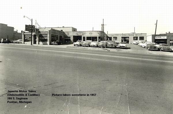 JEROME MOTOR SALES 1957 FROM JERRY JEROME